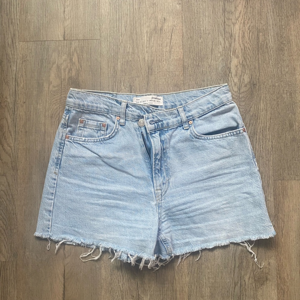 Light Blue Denim Women's Shorts